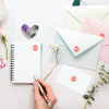 Custom Coloured Round Stamps Feature